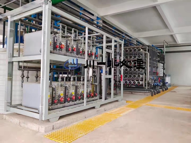 【川一股份】东营100T/H双级反渗透+EDI设备调试完成