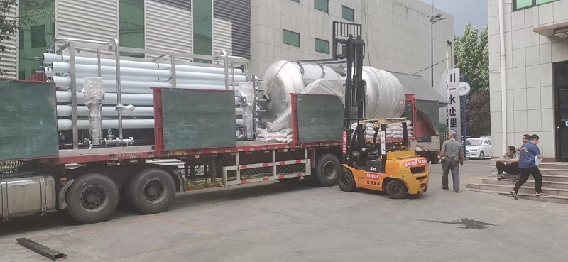 【川一股份】30T/h双级反渗透设备发往湖北十堰