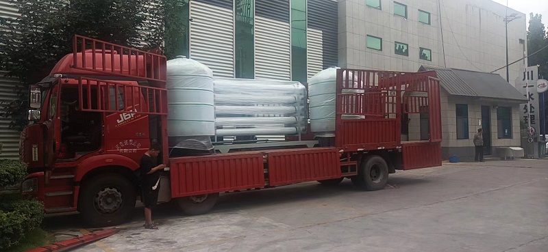 【川一股份】30T/H单级反渗透设备发往河南