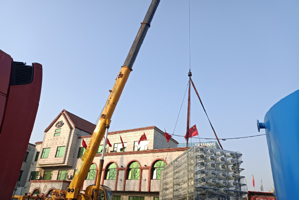 【川一股份】超滤设备+反渗透设备+超纯水设备+浓水回收设备装车发往济宁