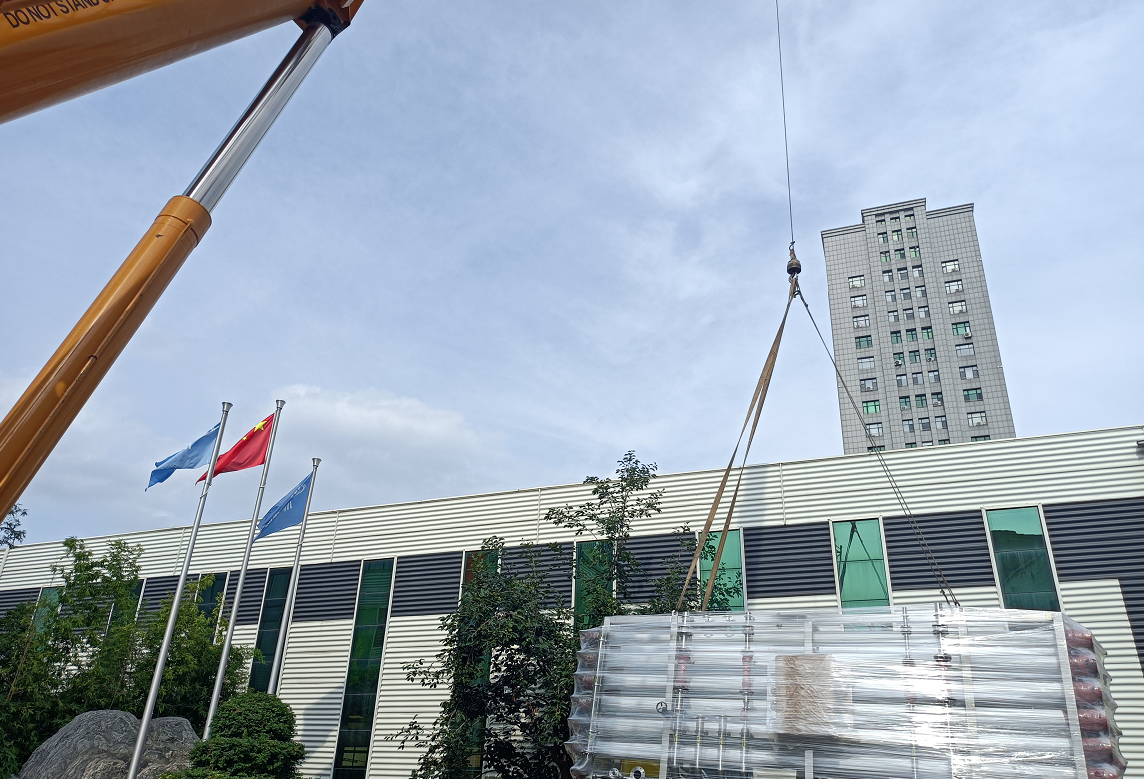 【川一股份】30T双级反渗透设备+软化水设备装车发往济宁邹城市